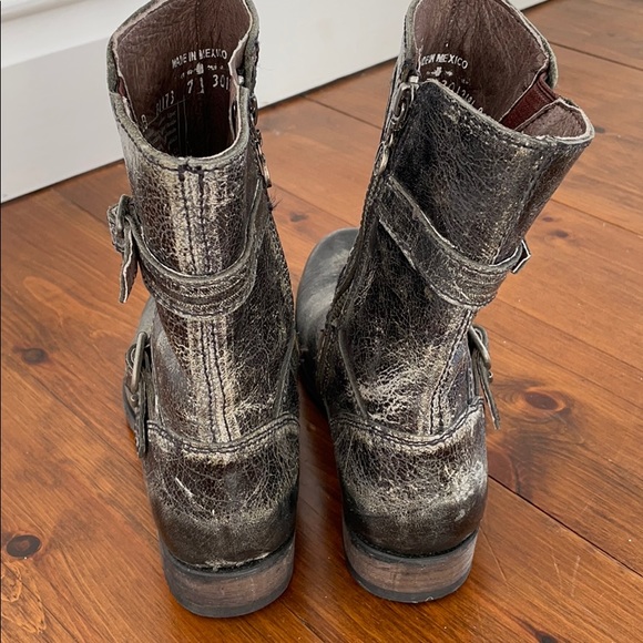 Liberty biker boots made in Mexico - Picture 4 of 6